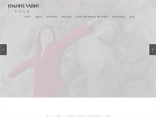 Tablet Screenshot of joannevarni.com